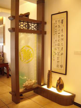 玄关样板间设计案例 让开门第一道风景精彩无限
